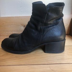 Fiorentini + Baker Black Leather Booties